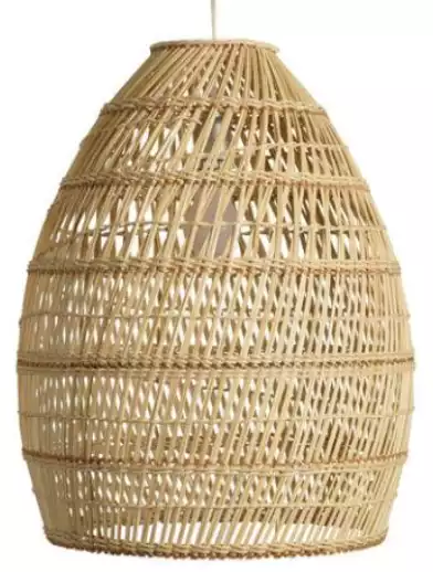 Woven Bamboo Pendant Shade | World Market