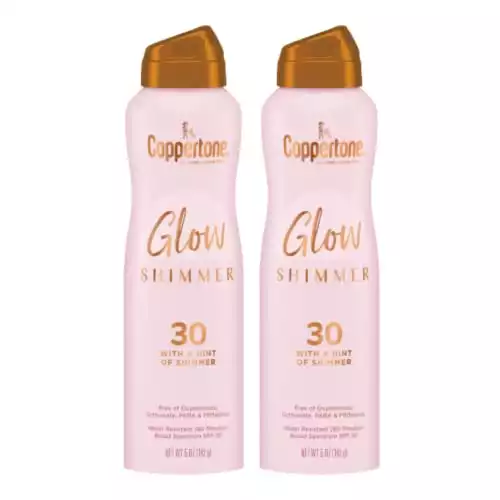 Coppertone Glow with Shimmer Sunscreen Spray