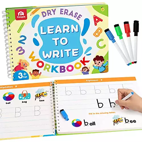 Coogam Learn to Write Workbook