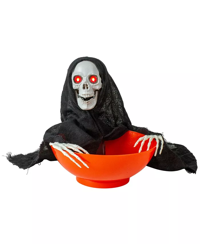 Animated Grim Reaper Halloween Candy Bowl | Macys