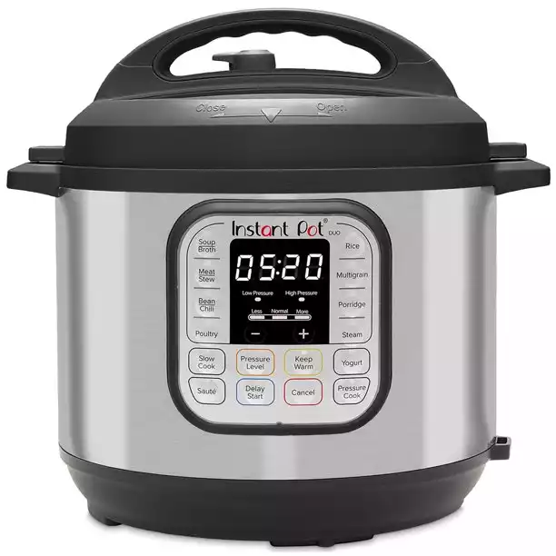 Instant Pot Duo 6-Quart 7-in-1 Electric Pressure Cooker, Slow Cooker, Rice Cooker, Steamer, Sauté, Yogurt Maker, Warmer & Sterilizer, Includes App With Over 800 Recipes, Stainless Steel
